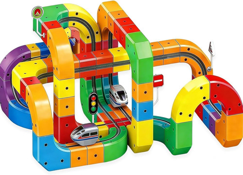 Set pista treno magnetica fai - set,