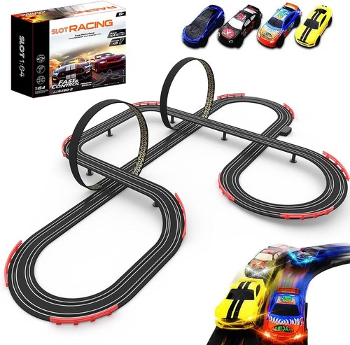 Slot car race - car, track