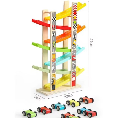 Set auto giocattolo pista - set, 7