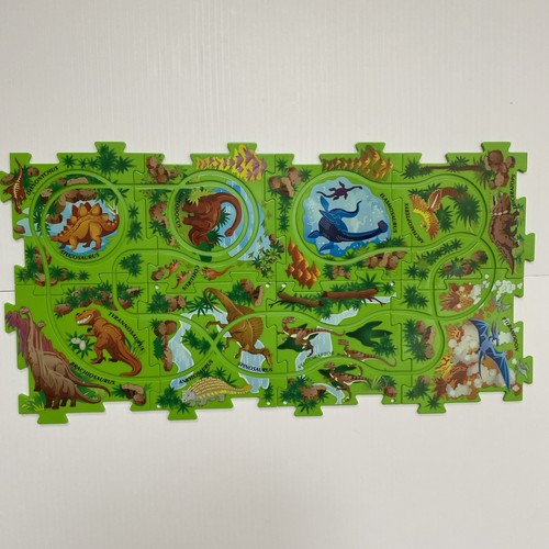 Pista puzzle plastica verde - plastica,